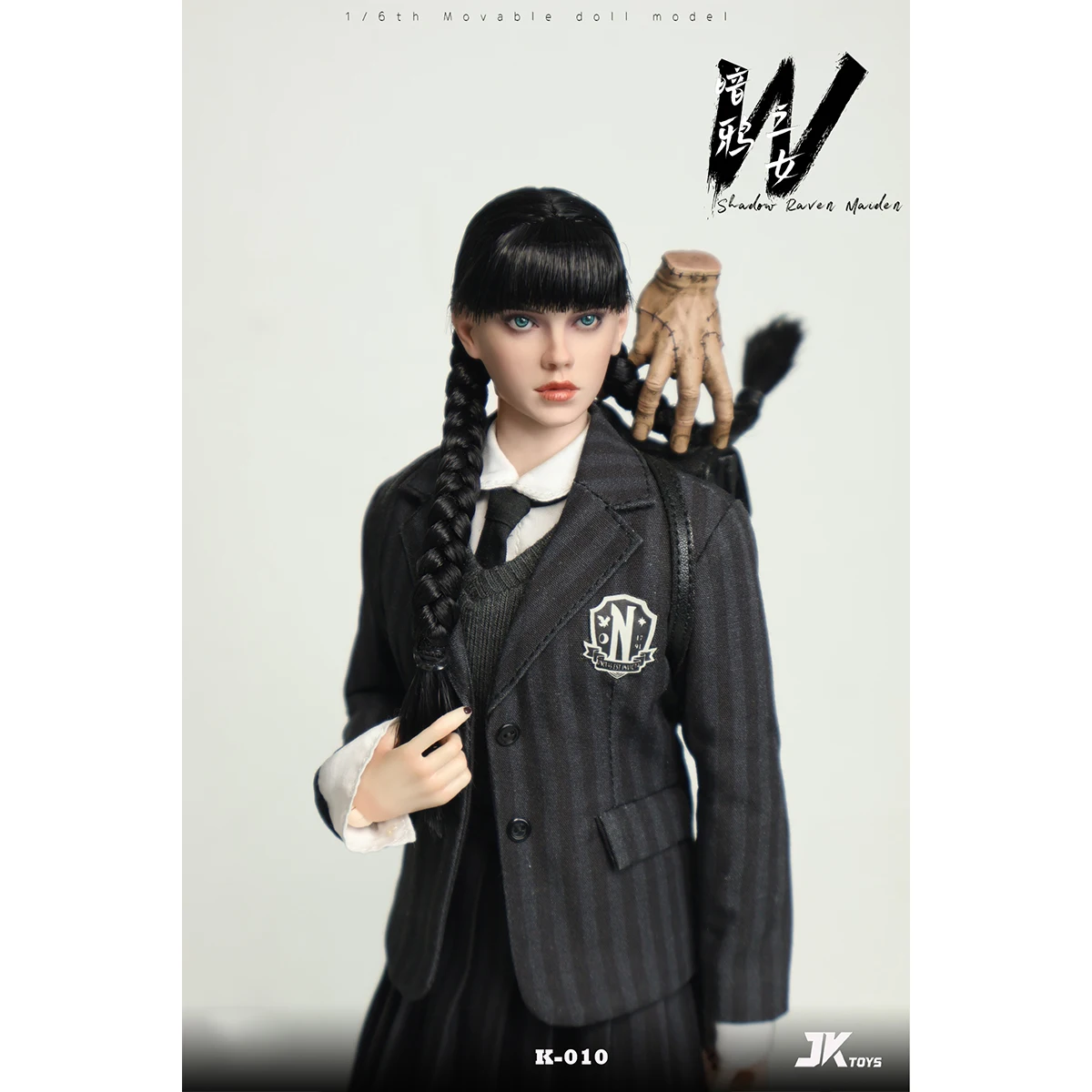 شخصية هيبلاي JKTOYS شادو رافين مايدن الأربعاء K-010 1/6