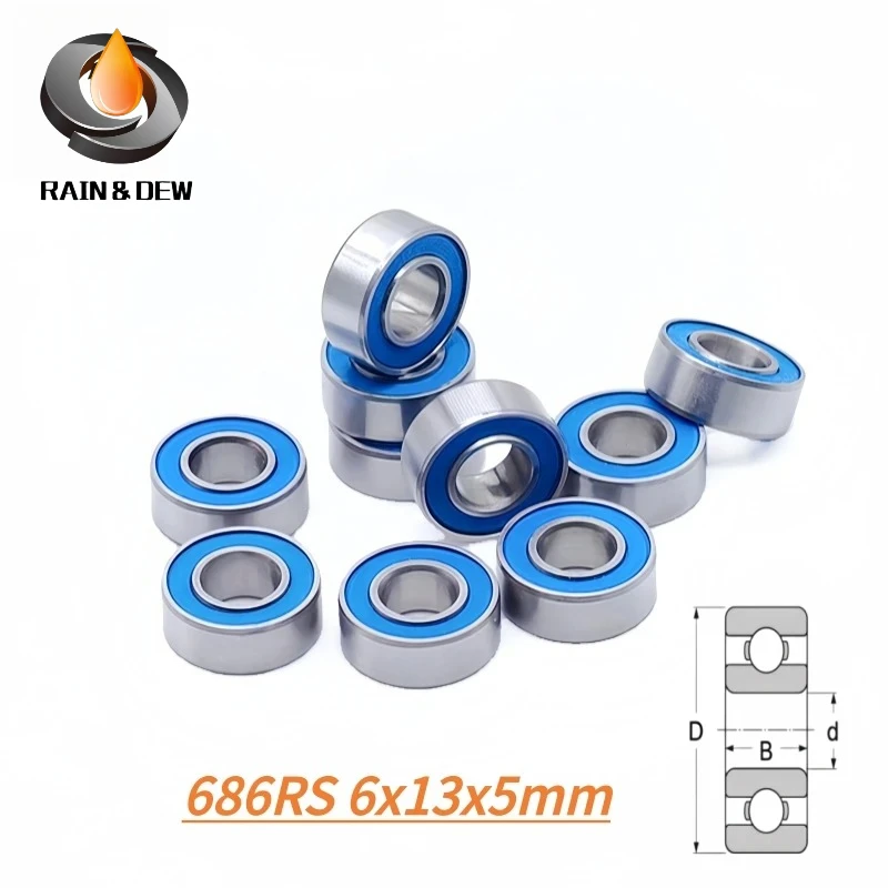 High Quality For Traxxas X-MAXX 1/10 RC Car Ball Bearings Kit Rubber Sealed Precision Bearings Crawler Off-Road Upgrade Parts