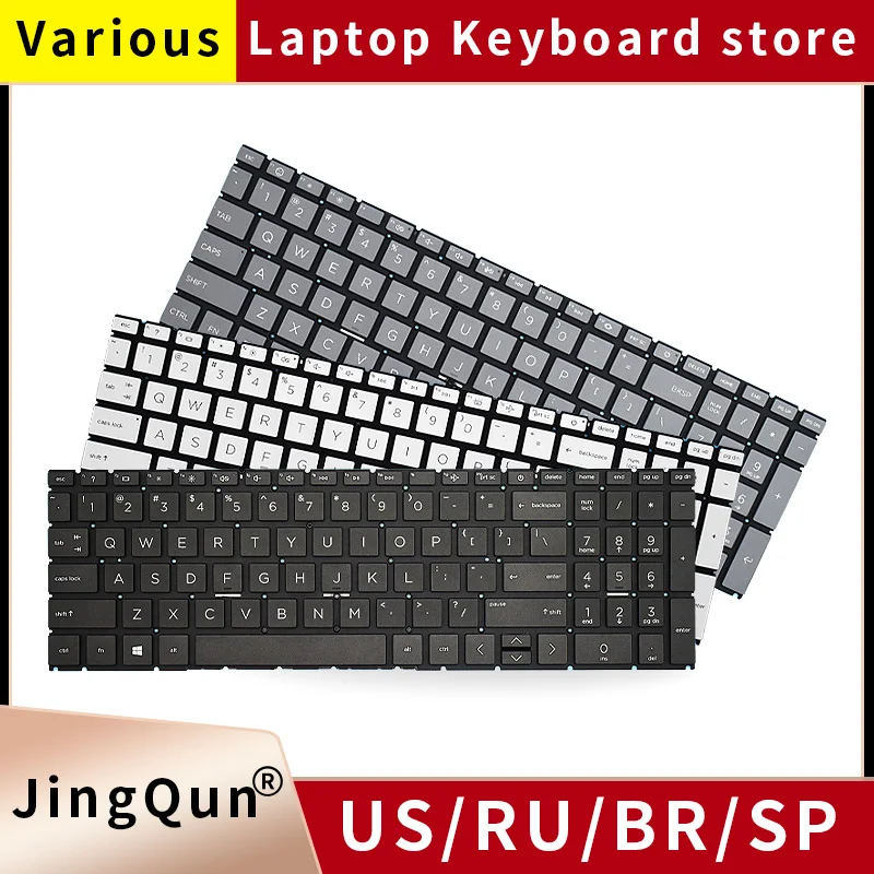 US/RU English NEW Laptop Keyboard For HP 15-EG 15-EH 15-ER 15-FC 15-FD 15M-EH 17-CN 17-CP 17S-CU 470 G8 Star ZBOOK 15 PO