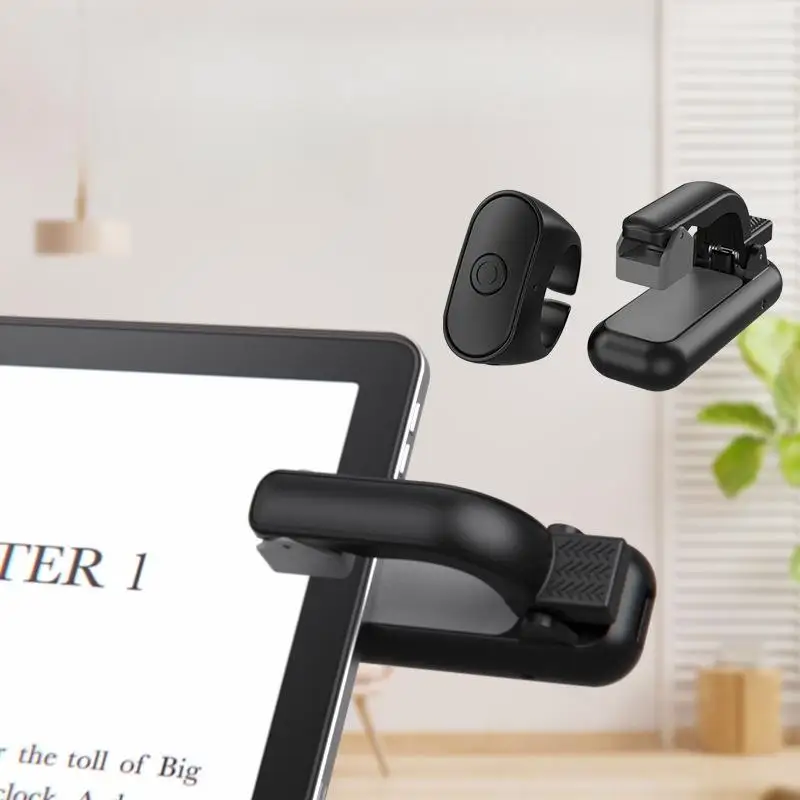 【A】2-in-1 Page Turner Remote Wireless E-book Page Turner Lightweight Record Triggers Remote for Paperwhite Accessories