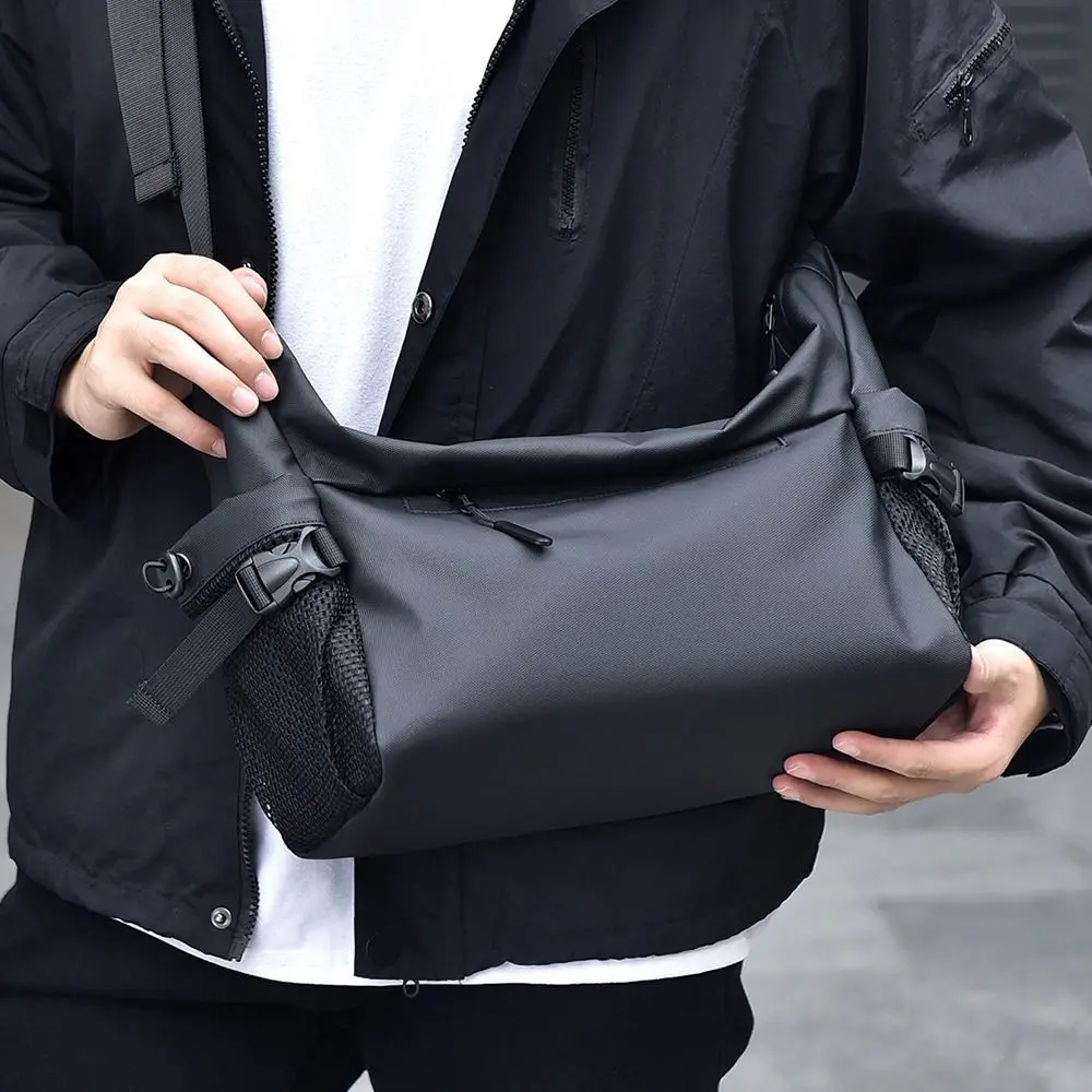 Novo grande capacidade dos homens crossbody saco leve à prova dwaterproof água mensageiro sling saco durável saco casual para ginásio viagem trabalho