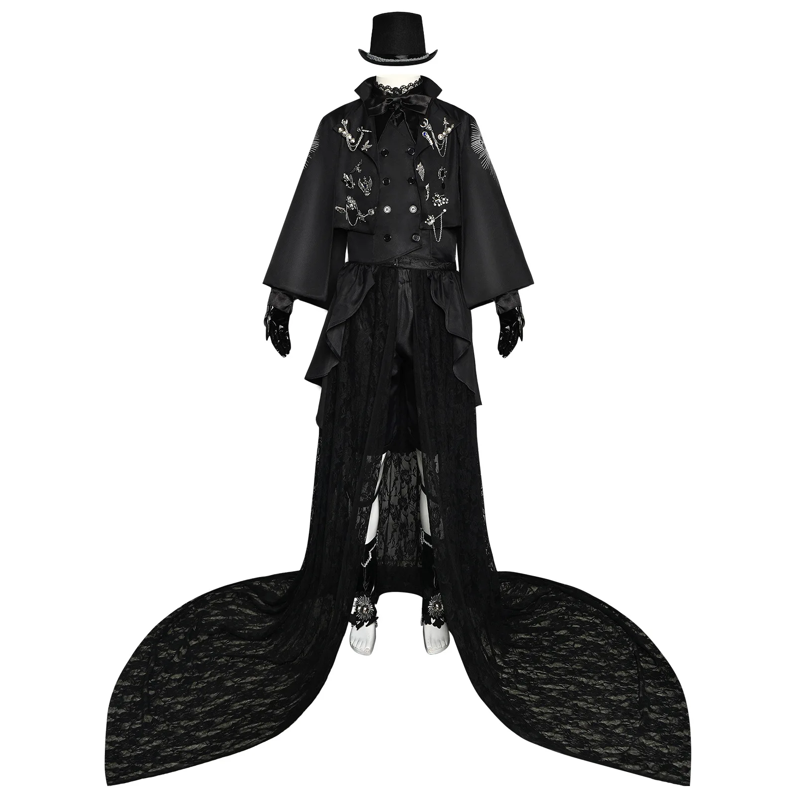 Anime Black Butler Kuroshitsuji Ciel Phantomhive Cosplay Costume Evening Dress Outfit Halloween Carnival Suit Custom Made