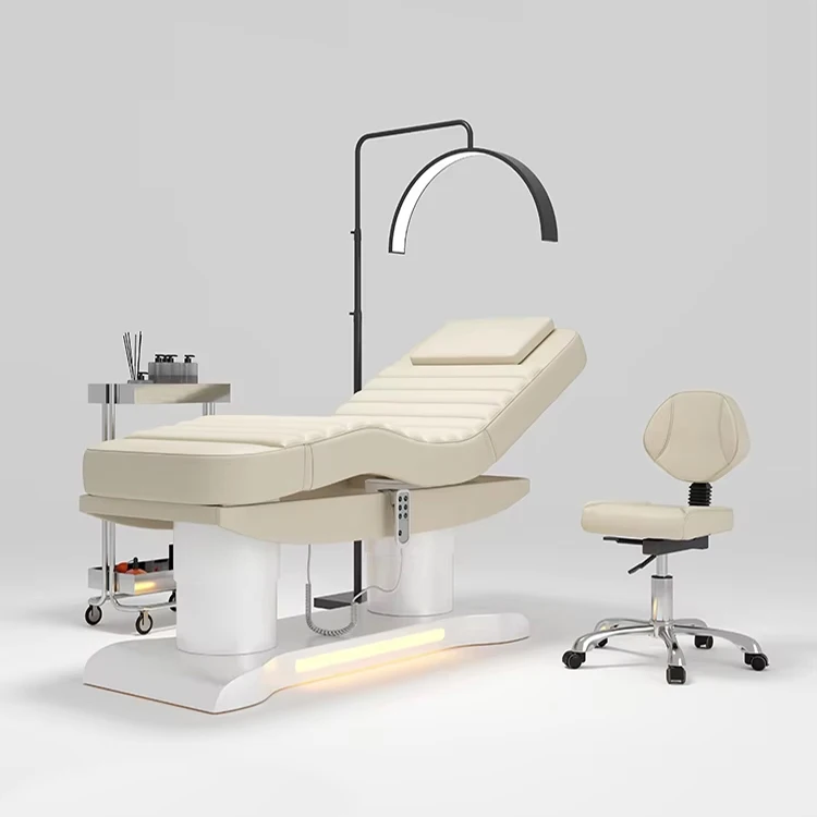 

Electric Adjustable Facial Massage Bed Beauty Spa Furniture Set for Eyelash
