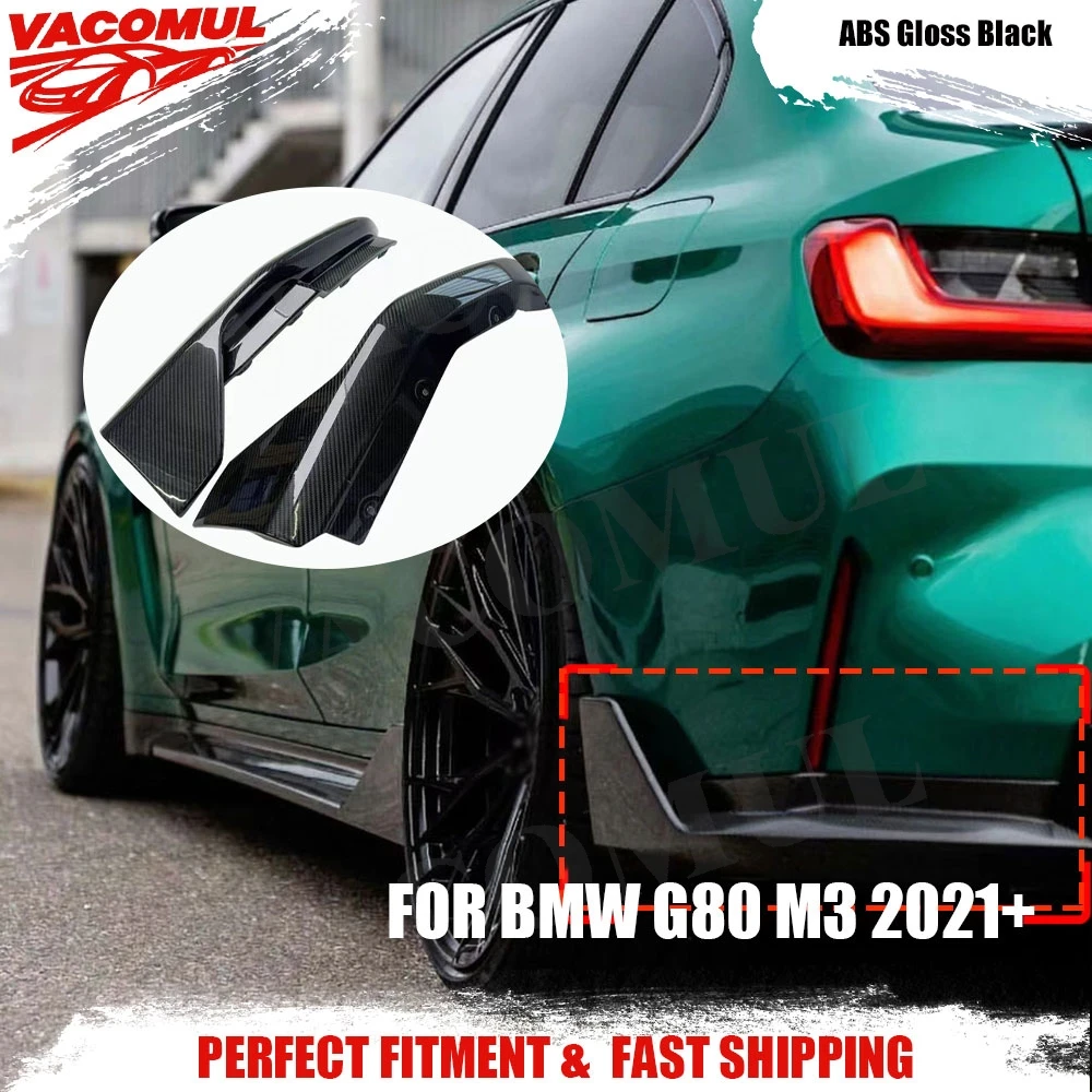 

VACOMUL Rear Bumper Splitters Rear Flap Apron For BMW 3 Ser G80 M3 2021+ Car Styling High Quality Body Kit Car Bumper Guard
