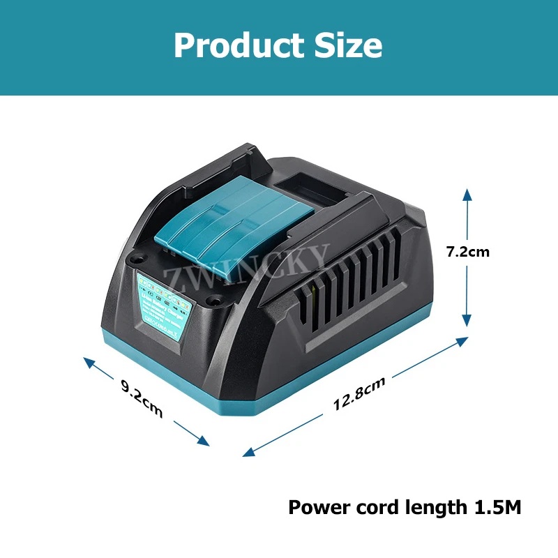 Real 2 A Charging Current DC18RC 14.4V 18V Li-Ion Battery Charger For Makita Bl1830 Bl1430 Power Tool Battery EU/US/UK/AU Plug