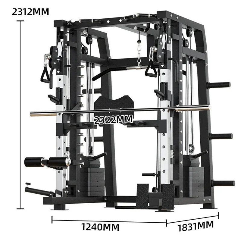 Domestic multifunctional fitness equipment commercial gym Smith machine