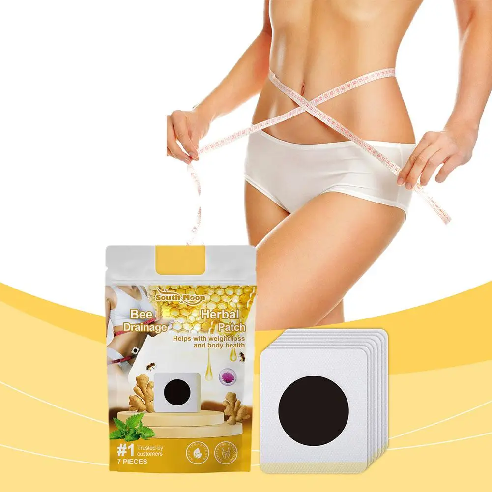 Bee Slimming Belly Button Patch Pure Natural Ingredient Eliminate Fat Absorb Excess To Mild Immediately To Easy Slim Down H2S5