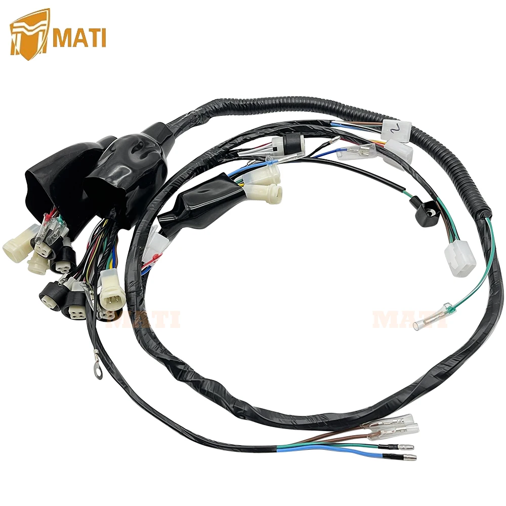 Cablagem de fios MATI, Chicote elétrico principal para Yamaha Warrior 350, YFM350, YFM350X, 1988, 2XK-82590-10-00