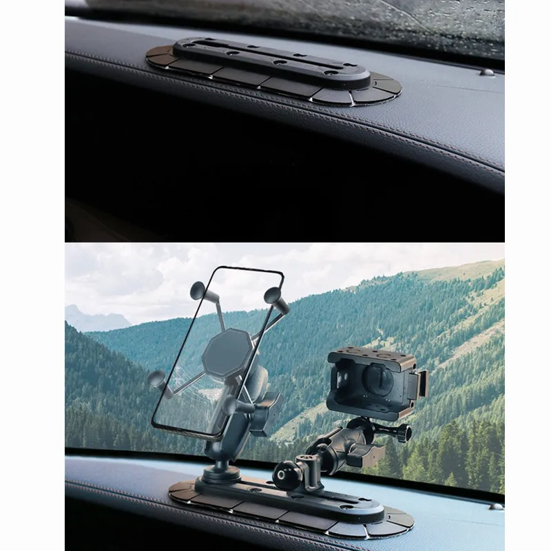 12'' Car Mount Mobile Phone Holder sliding rail track dashboard tough-track mount for ATV's, Cars, Boats & More