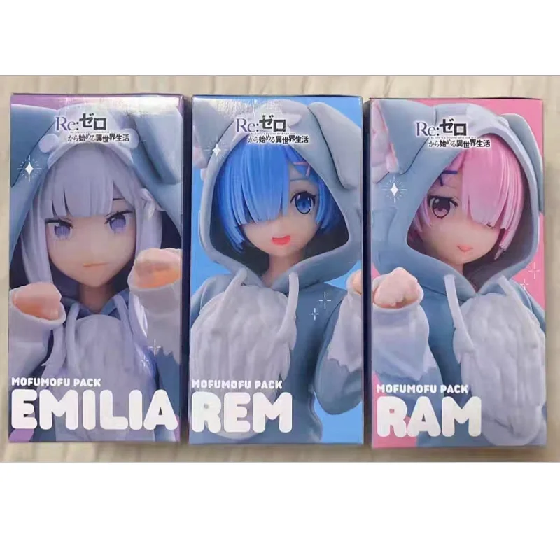 

[Original Genuine] In Stock Sega Re: Zero - Starting Life In Another World Yumemirize Emt Ram Rem Pvc Anime Figure Model Toys