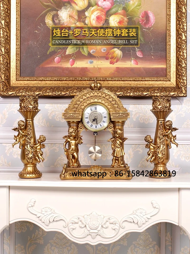 Clocks ornaments, desk clocks, desk clocks, living room clocks, wine cabinets, entrance TV cabinets, light luxury desktop crafts