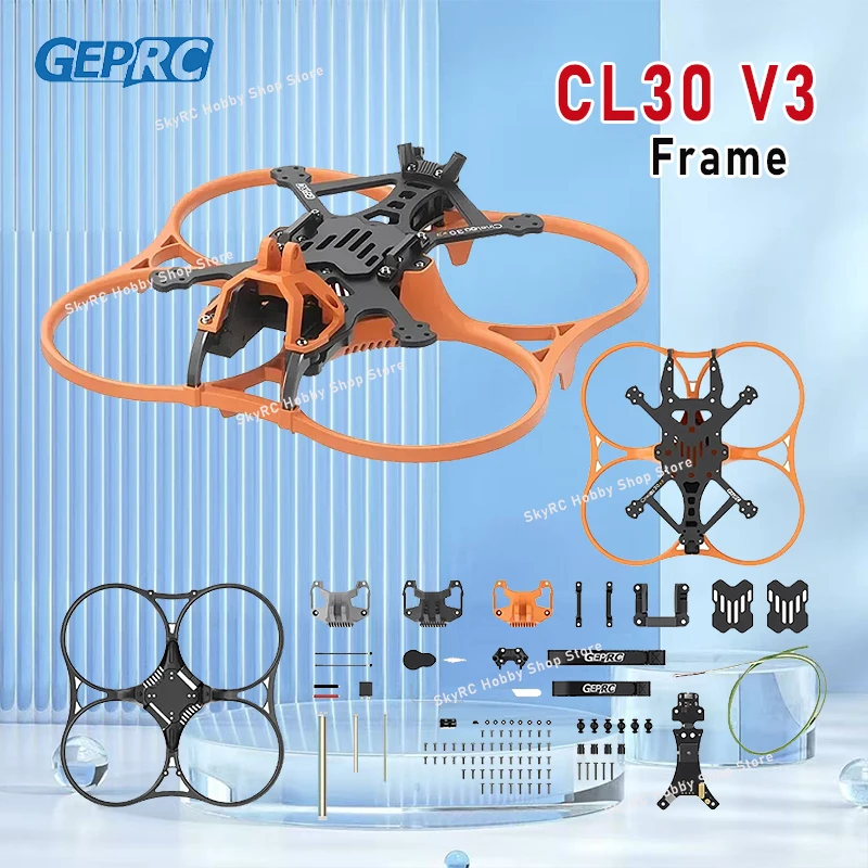

GEPRC GEP-CL30 V3 O4 PRO 3inch Drone Carbon Fiber Black Orange RC FPV Quadcopter Helicopter Replacement Accessories Parts