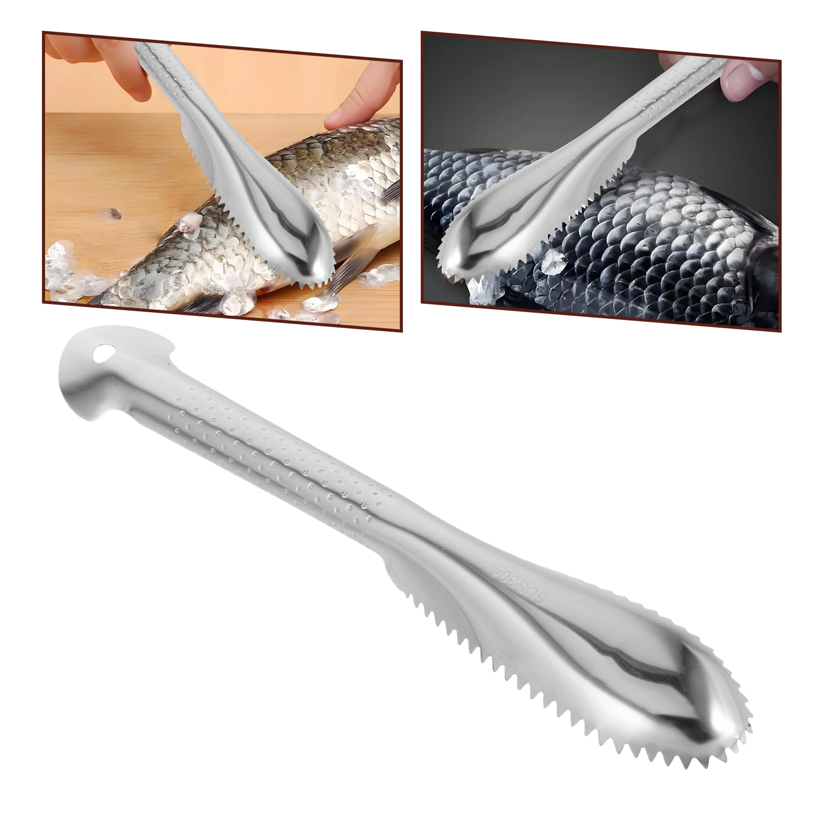 

Fish Scraper Fish Skin Cleaner Remover Fish Scales brush scraper
