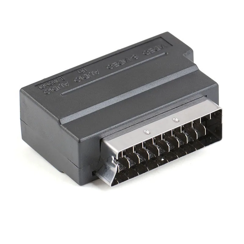 21Pin RGB Scart to 3RCA S-Video AV TV Adapter Composite Video Left Right Audio Converter Connect Television Projector Cable Plug image 3