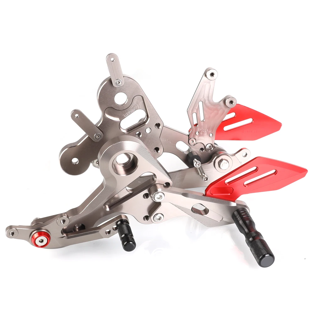 

450SR Aluminium FOR CFMOTO 450 SR 450SR 450 SS 450SS 2022 2023 2024 Footrest Foot Pegs Motorcycle Adjustable Rear Set Rearsets
