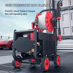 2000W High Pressure Washing Machine Adjustable Pressure High Pressure Washer Car Wash Tornado Foam Generator Water Gun 220V