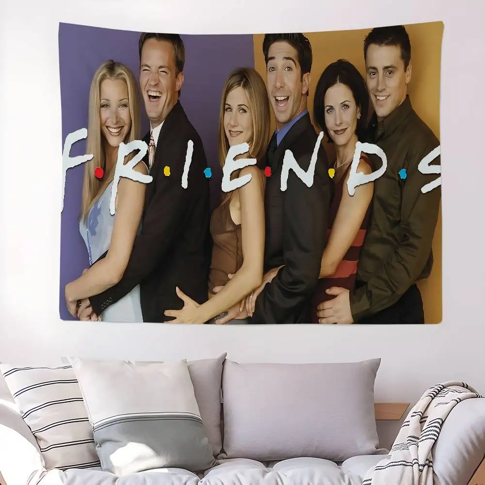 Classic Sitcom Series F-Friends Colorful Tapestry Wall Hanging Bohemian Wall Tapestries Mandala Wall Hanging Sheets