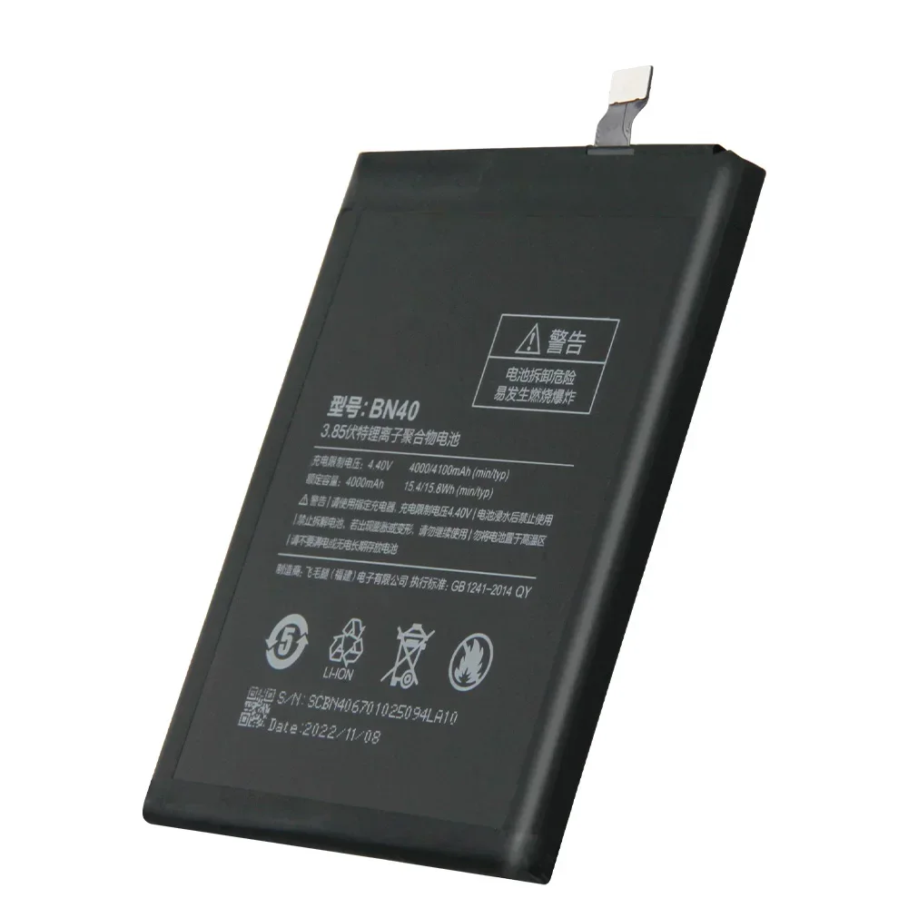 New Battery For Xiaomi Redmi 4 Redmi 4 Pro Prime Edition BN40 Rechargeable Batteries