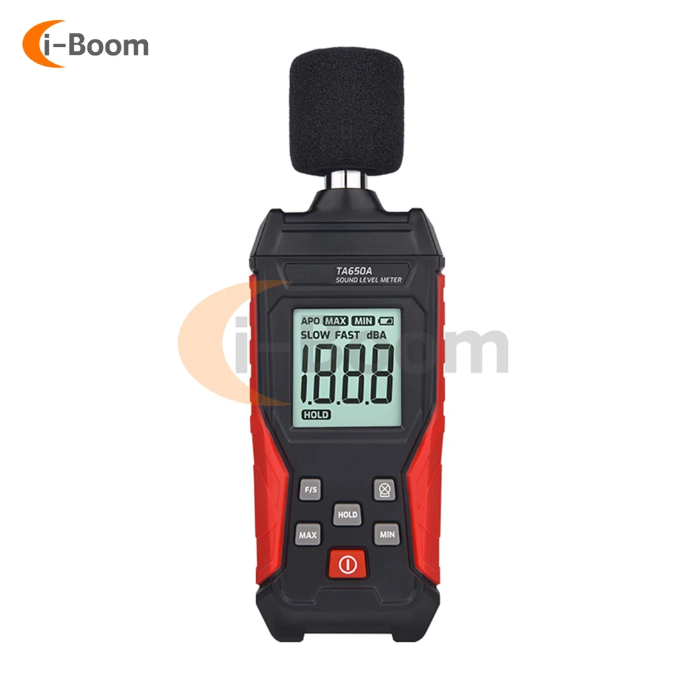 TA650A 30 ~ 130dB Medidor De Nível De Som Medidor De Decibel Detector De Som De Nível De Som Medidor De Ruído 0.1dB Detector De Ruído De Alta Precisão