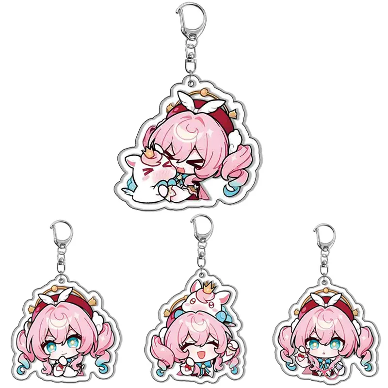 

Honkai Star Rail Hyacine аниме брелок для ключей акриловый автомобильный брелок для ключей вечерние кулон для девочек и мальчиков аксессуары для косплея