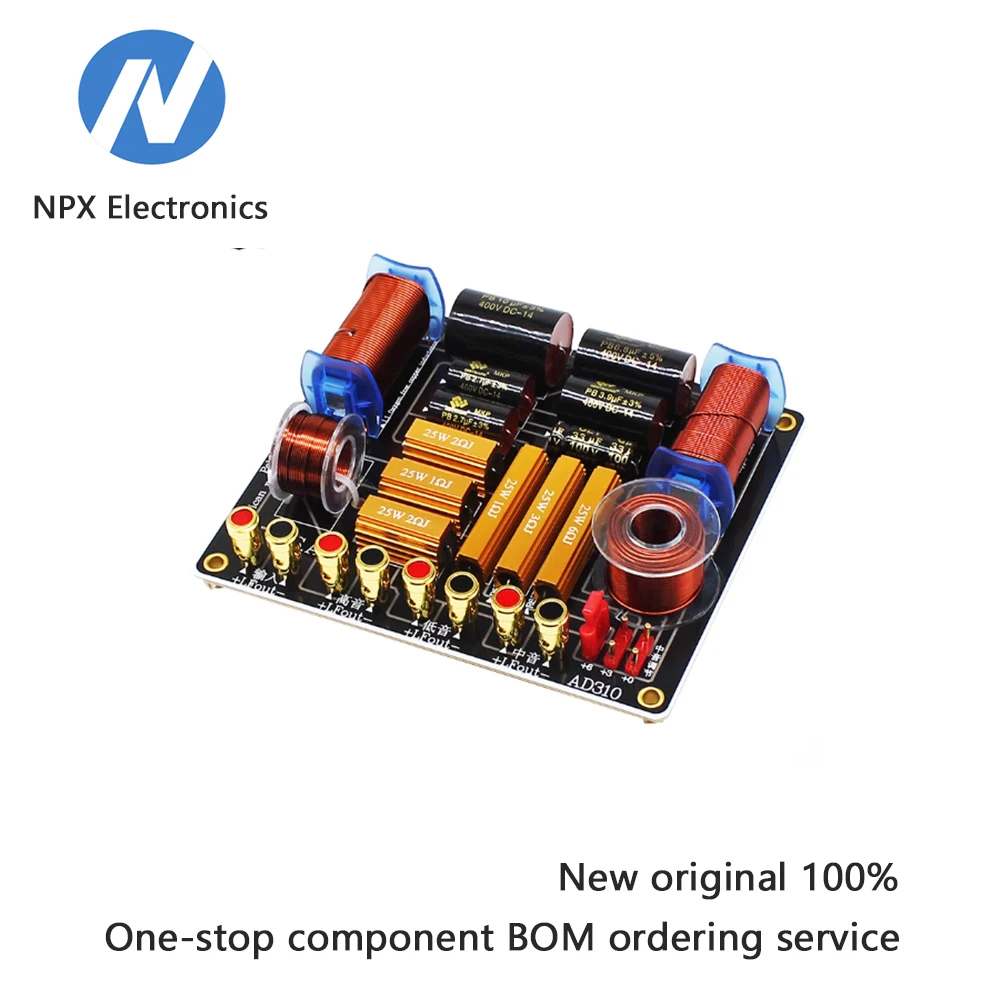 

450W high-power three-way speaker - DIY mid-high frequency home bookshelf audio speaker and amplifier