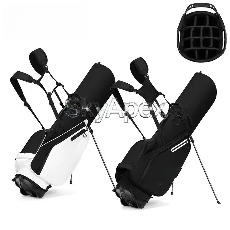 Lightweight Waterproof Golf Stand Bag Stable Self Standing Structure For Outdoor Golf Course Carry And Club Storage Activities