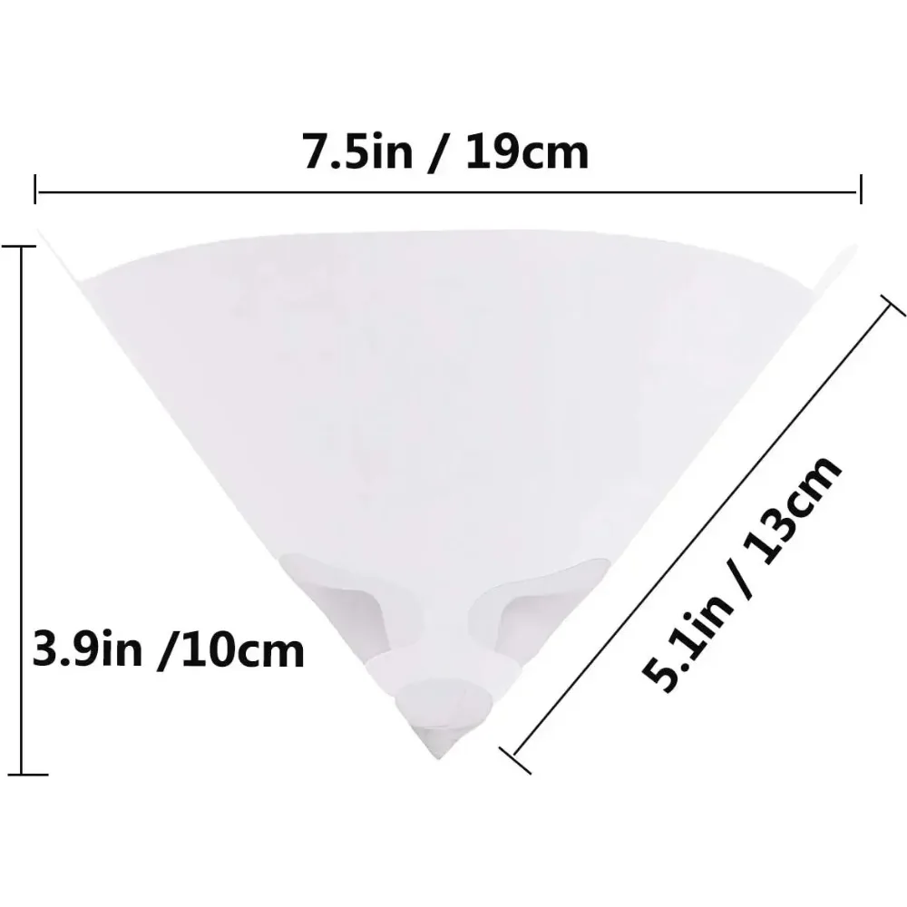 10x19 cm Paint Filter Paper 100 Microns Car Paint Spray Mesh Paper Filter Funnel Strainer Disposable Conical Straining Funnel