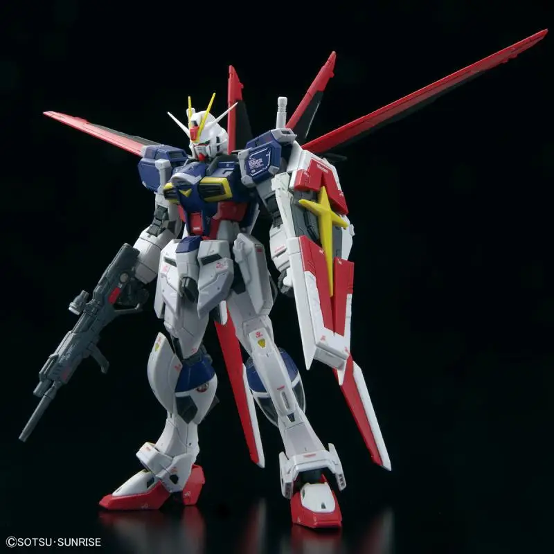 New Bandai Anime Gundam Set Seed Freedom Series RG 1/144 Force Impulse Gundam Spec Action Doll Model Set Toy Children's Gifts