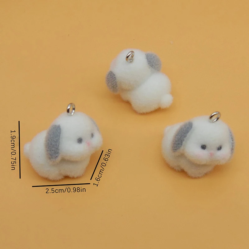 1/3 pçs gato pingente para correntes de telefone chaveiros brinco diy jóias fazer kawaii fofo animais resina encantos cão