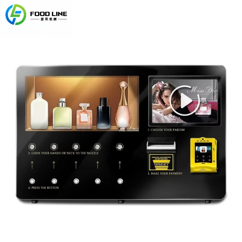 

Customized Wall Mounted Perfume Vending Machine Compact Fragrance Spray Dispenser for Small Business Hotel Lobby