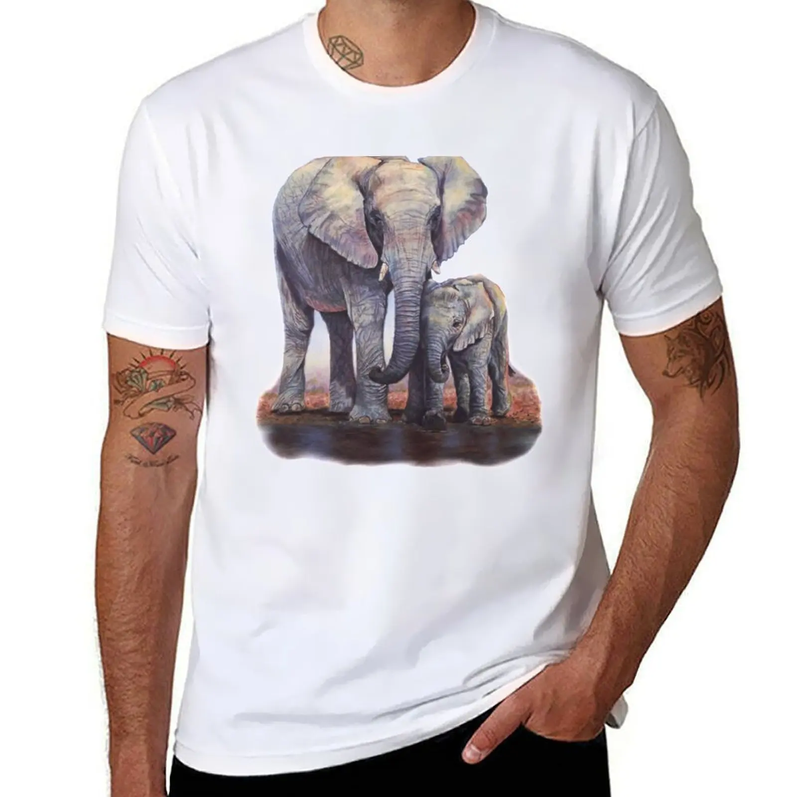 

Elephants: Baby Bumper T-Shirt t shirt man luxury man t shirt graphic T-Shirt