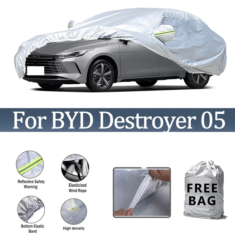 

For BYD Destroyer 05 Car Cover Outdoor Protection Covers Snow Sunshade Waterproof Dustproof Exterior UV Car Accessories