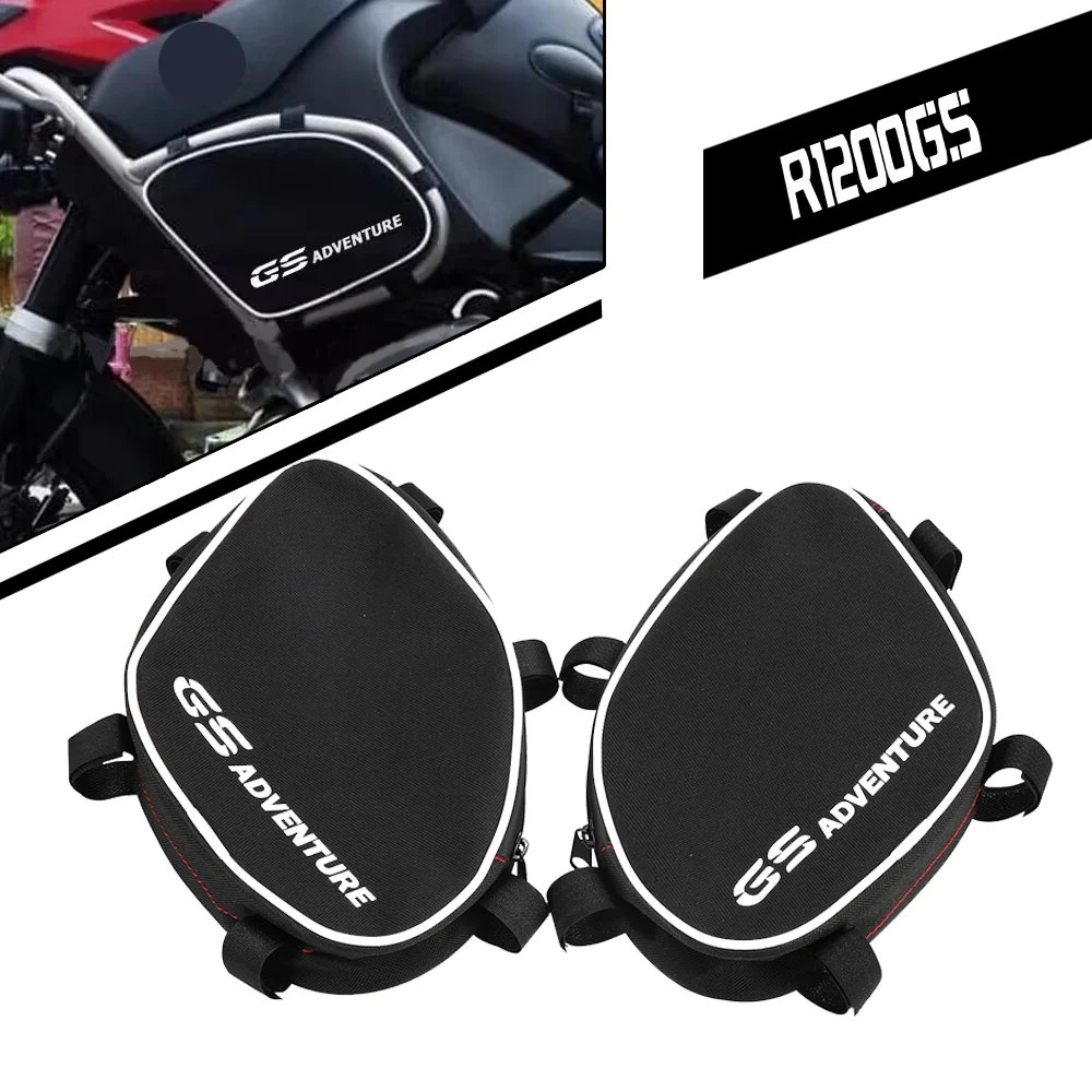 For BMW R1200GS Adventure R 1200 GS ADV Motorcycle Frame Crash Bars Waterproof Bag Original Bumper Repair Tool Placement Bag