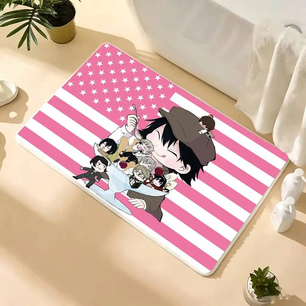 B-Bungo Stray Dogs-S W-Wan Soft Thick Non-Slip Mat for Living Room Bedroom Kitchen Decor Rugs