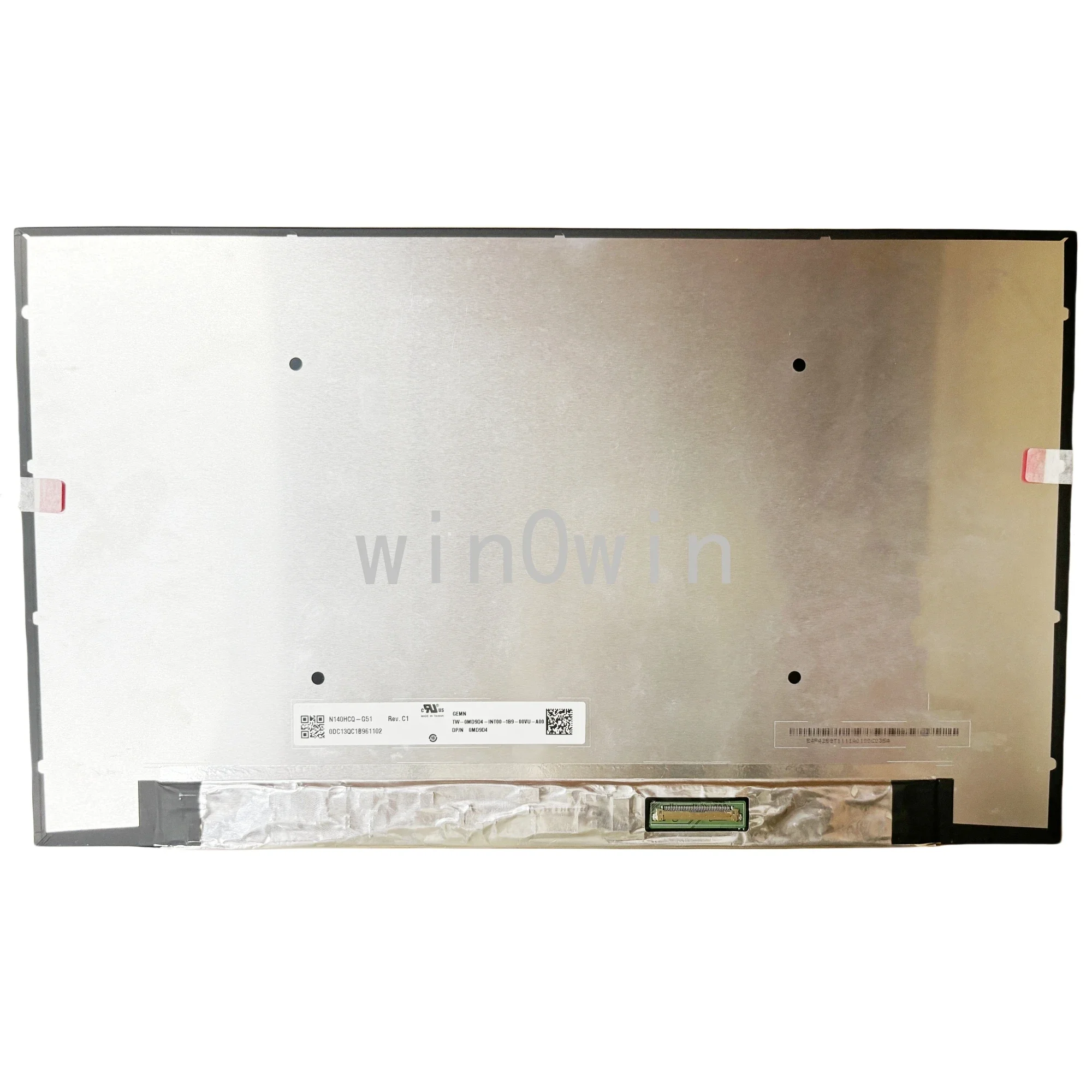 N140HCQ-G51 14 inch Matrix LCD Screen FHD 1920X1080 IPS 40 pins 16:10