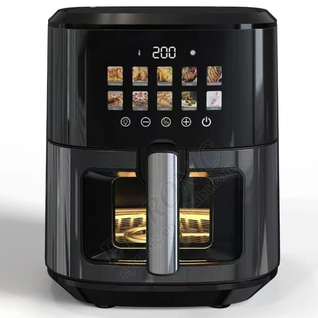 

2026 New Model Multi-functionalNEWEST Kitchen Appliance Best Selling in USA 6.5L Smart Air Fryer No Oil Digital Touch Screen Vis