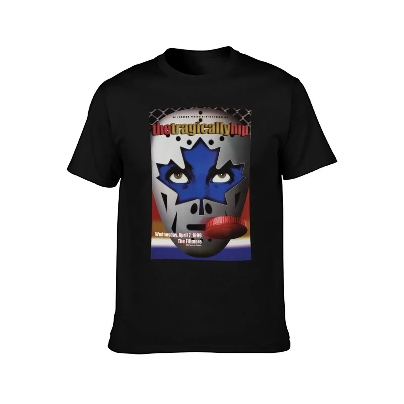 Tragically HipConcert1999 F-373 Fillmore T-Shirt Urban Style Casual Short Sleeve Top T-Shirt