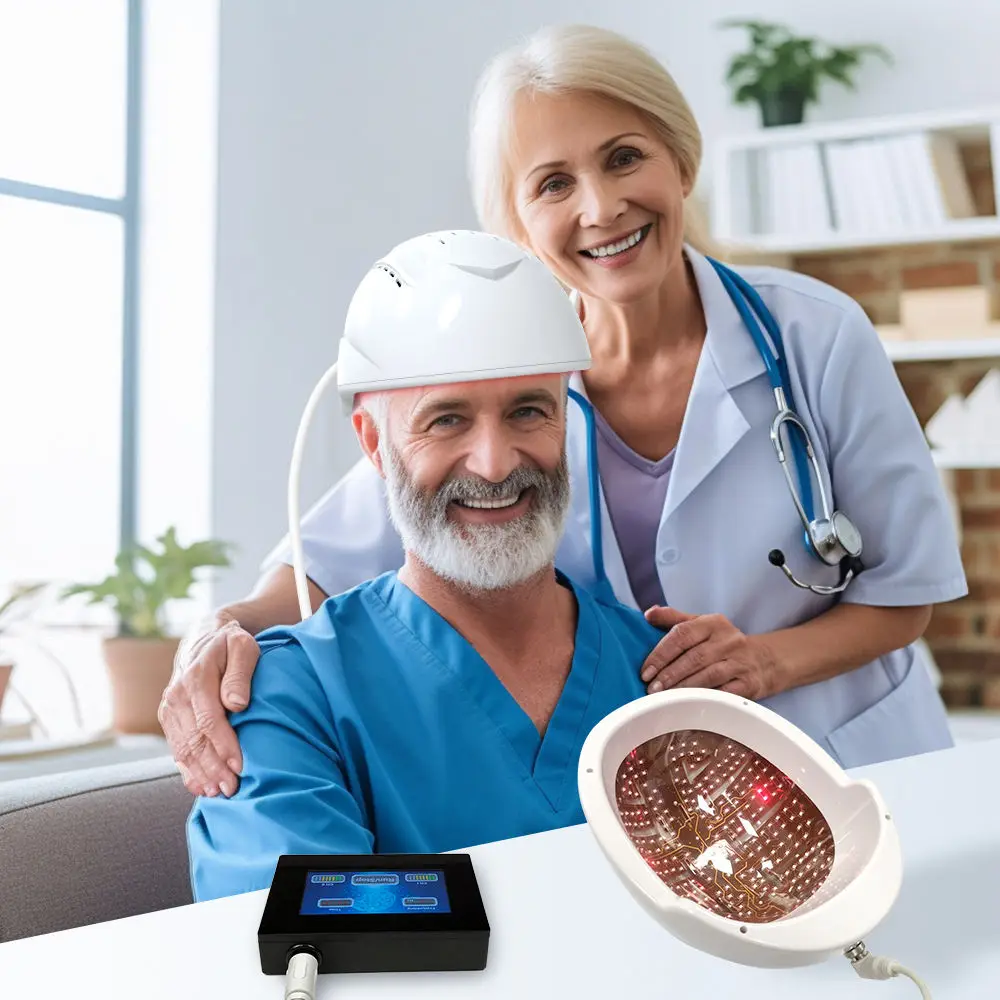 

Инфракрасный аппарат для лечения нейрофидленной спины 810 нм, фотодинамическая транскраниальная магнитная фотобиомодуляция мозга