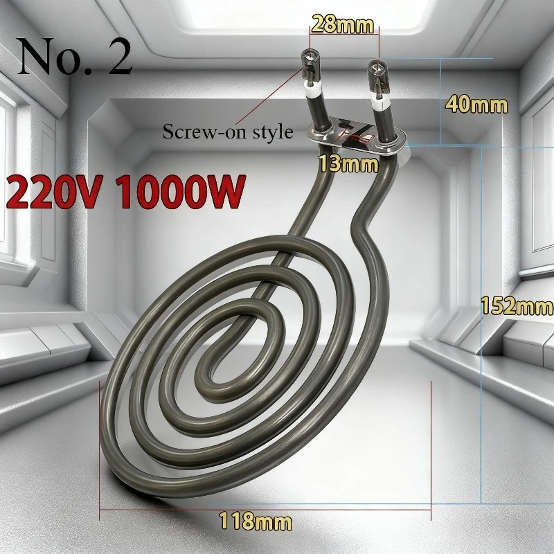 Suitable for Air Fryers, Electric Heating Elements, Mosquito Coil Heater Trays, and Air Heating Ring Accessories.