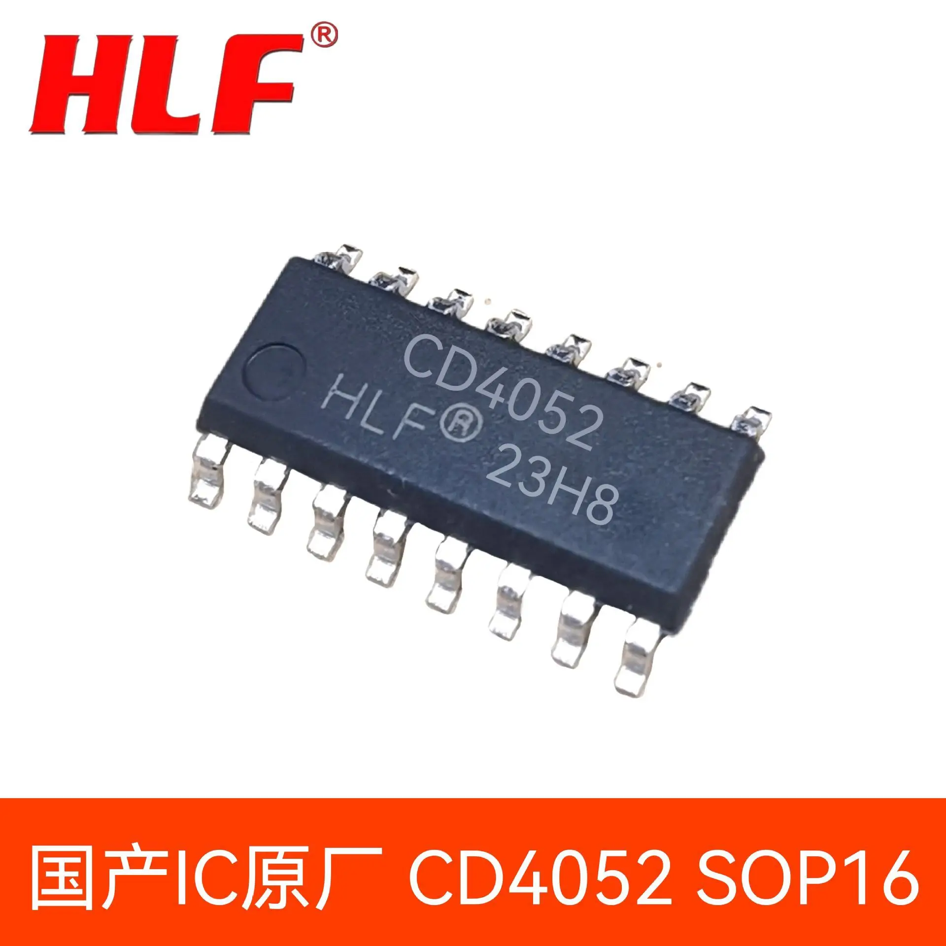 Original Genuine CD4052BM HLF SOP-16 Dual 4:1 Analog Multiplexer Demultiplexer CMOS Switch IC SMD In Stock Wholesale