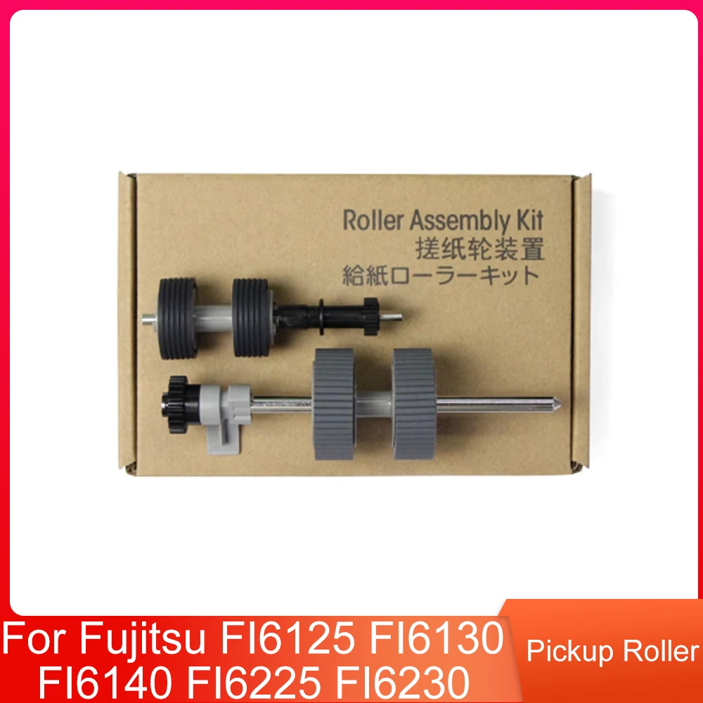 

Compatible Scanner Pickup Roller with Frame for Fujitsu FI6125 FI6130 FI6140 FI6225 FI6230