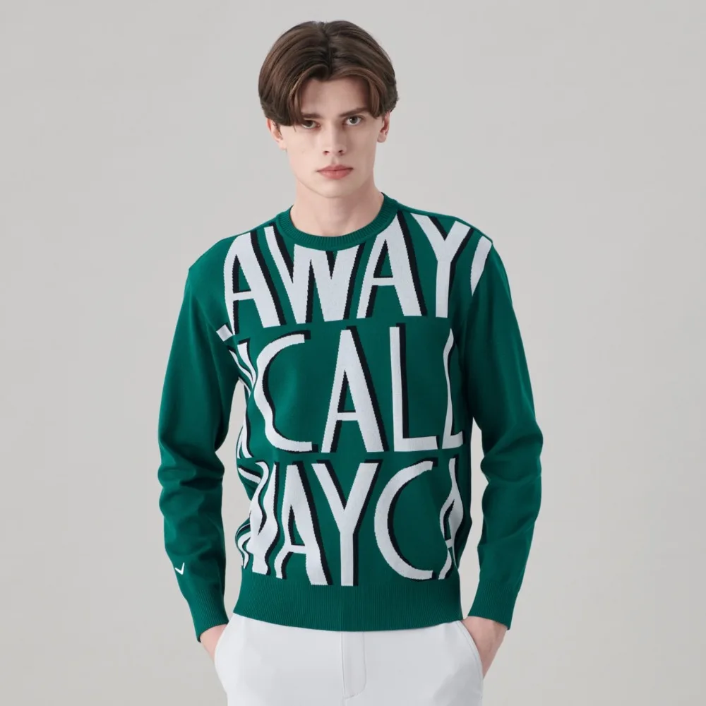 CALLAWAY Extraordinary Trend! High-end Taste! New Men\'s Luxury Golf Clothing, Classic Versatile Knitted Sweaters, Autumn!