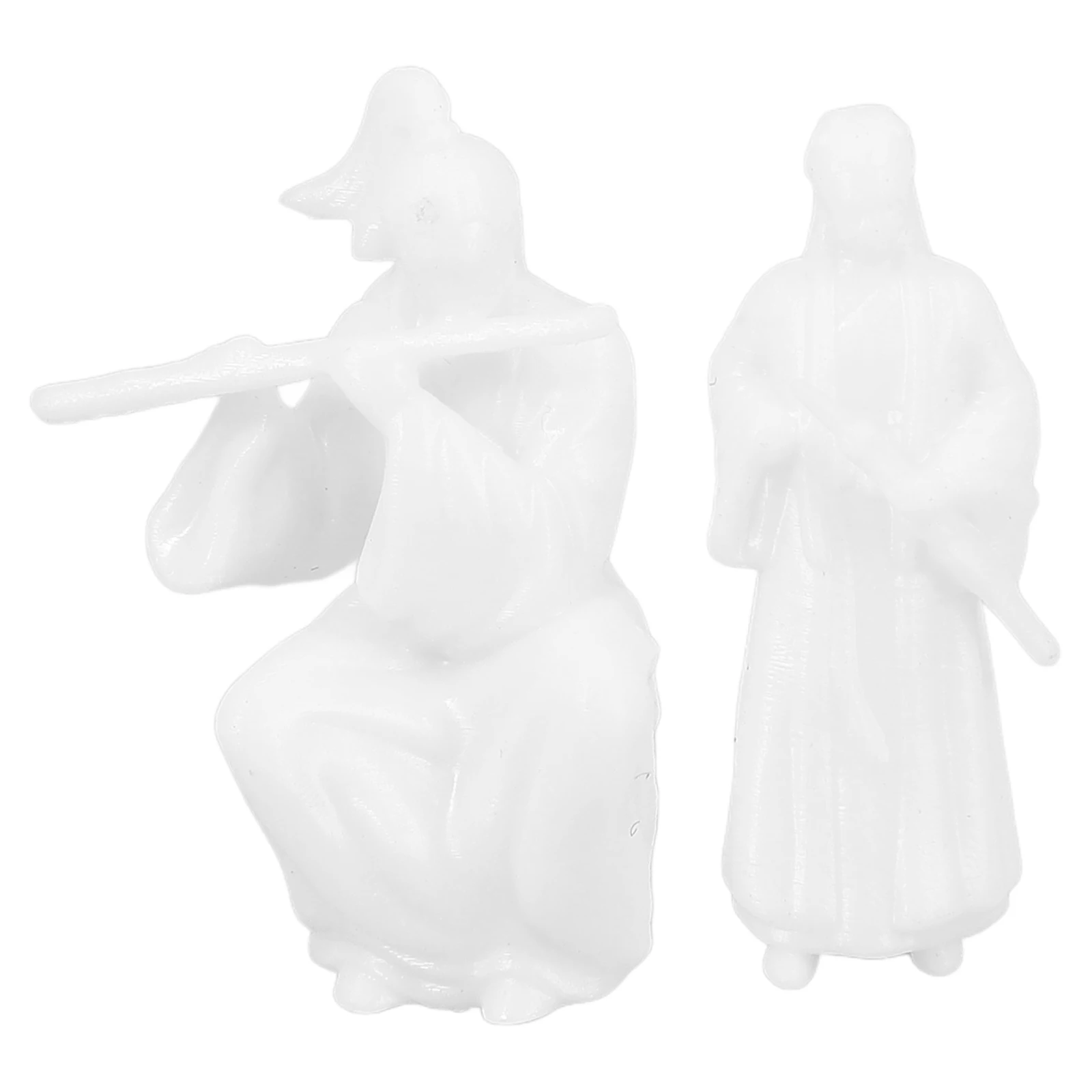 

2 шт. древняя фигура, мини-статуэтка, китайские фигурки, пейзаж, бонсай, рыцарские безделушки, микро-декор, украшения из смолы