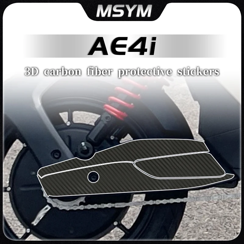 

Motorcycle 3D Carbon fiber fuel tank sticker waterproof body protection sticker parts For ZEEHO AE4i/AE4i Pr ae4i/ae4i pr 2024