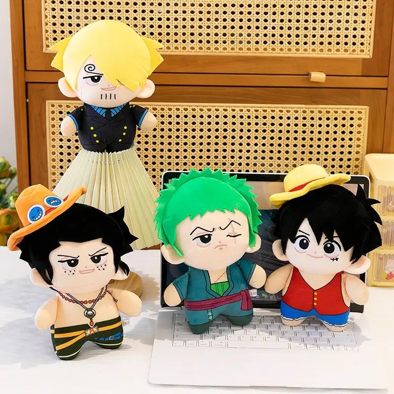 20Cm One Piece Monkey D. Luffy Anime Plush Filling Doll Pillows home sofas decorative toys Two-dimensional enthusiast boy gift view 4