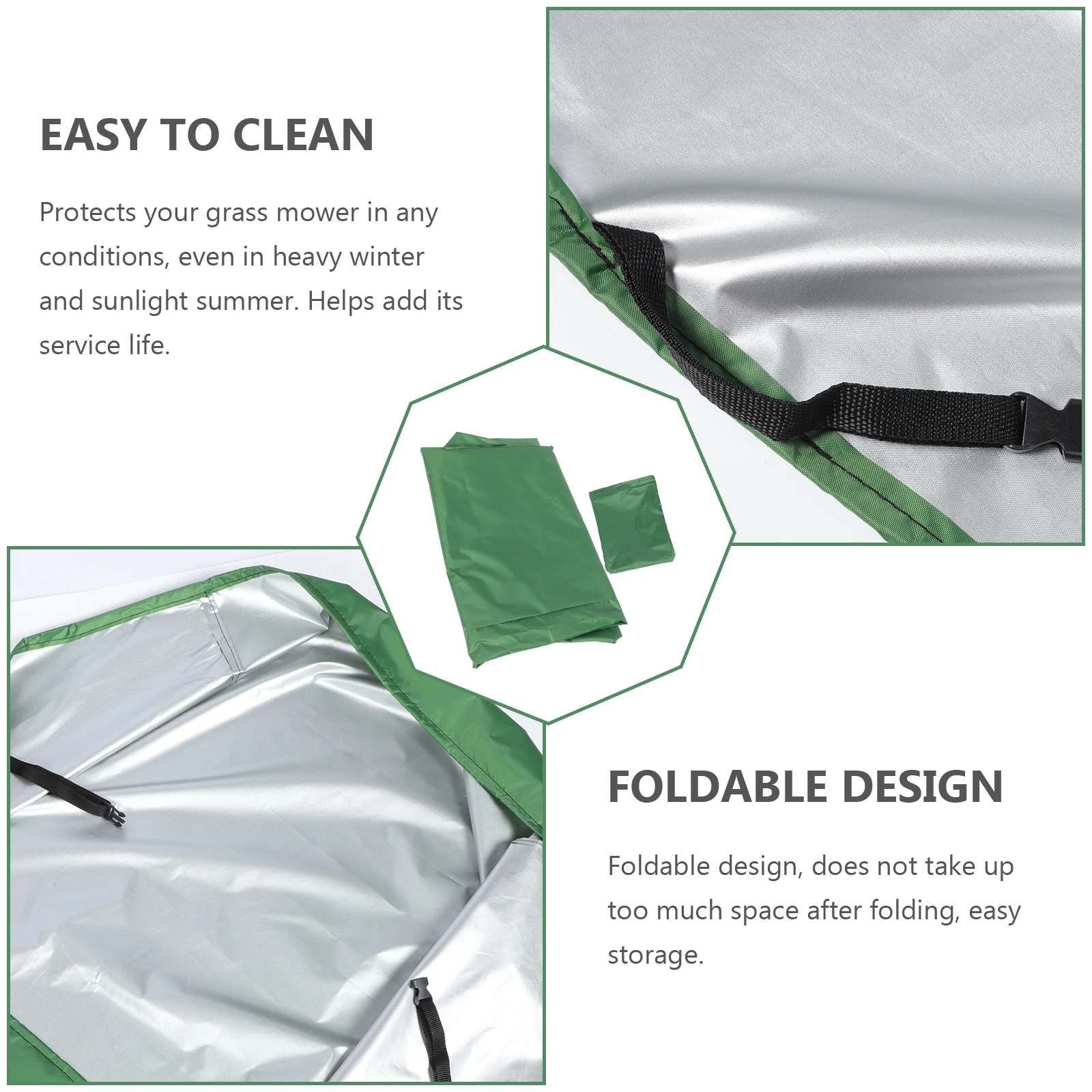 

1Pcs Lawn Tractor Cover Waterproof Protective Durable Garden Machine Cover for Mower Dust Dustproof Outdoor Protector