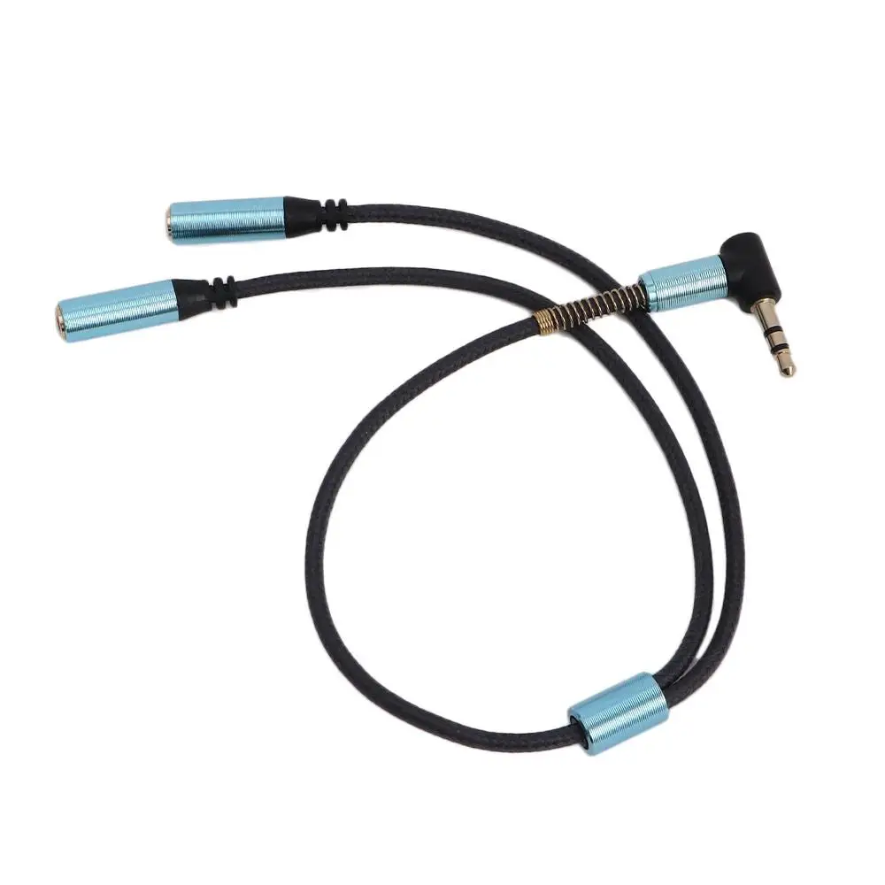 3.5mm Audio Connector Share Cable Adapter Male to Female Audio Cable Audio Extension Cables Headphone Adapter Y Splitter Cable