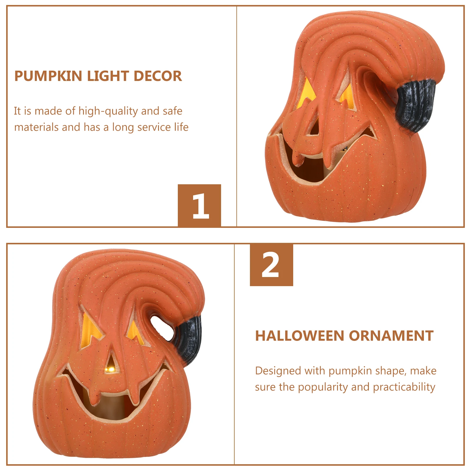 ديكور خفيف للهالوين مصباح اليقطين الجميل لتزيين المنزل والحفلات والمهرجانات ومصباح اليقطين للهالوين #1