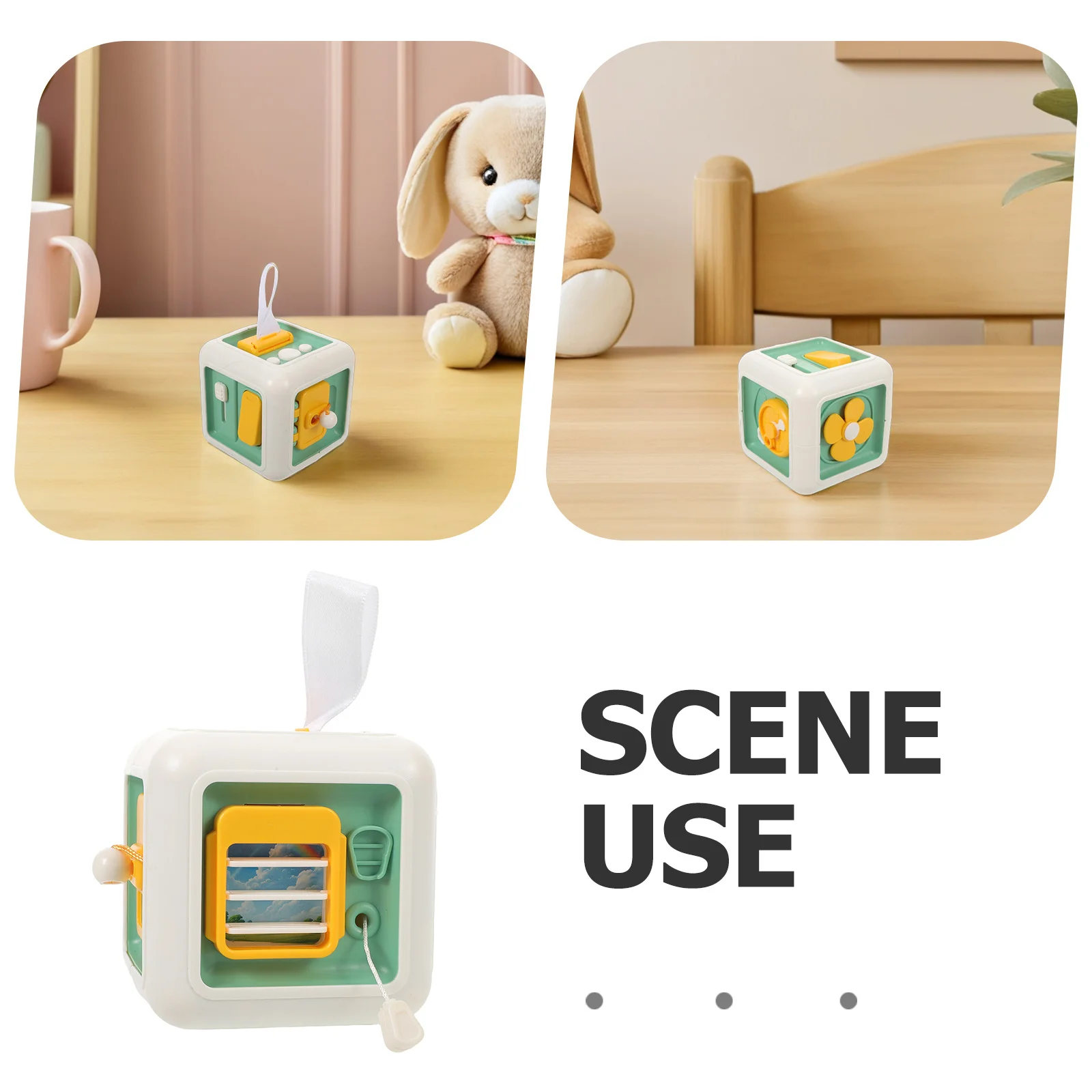 لوحة مكعب تعليمية من مونتيسوري، أداة تعلم تنموية حسية للأطفال الصغار، أنشطة السفر، هدية عيد ميلاد #5