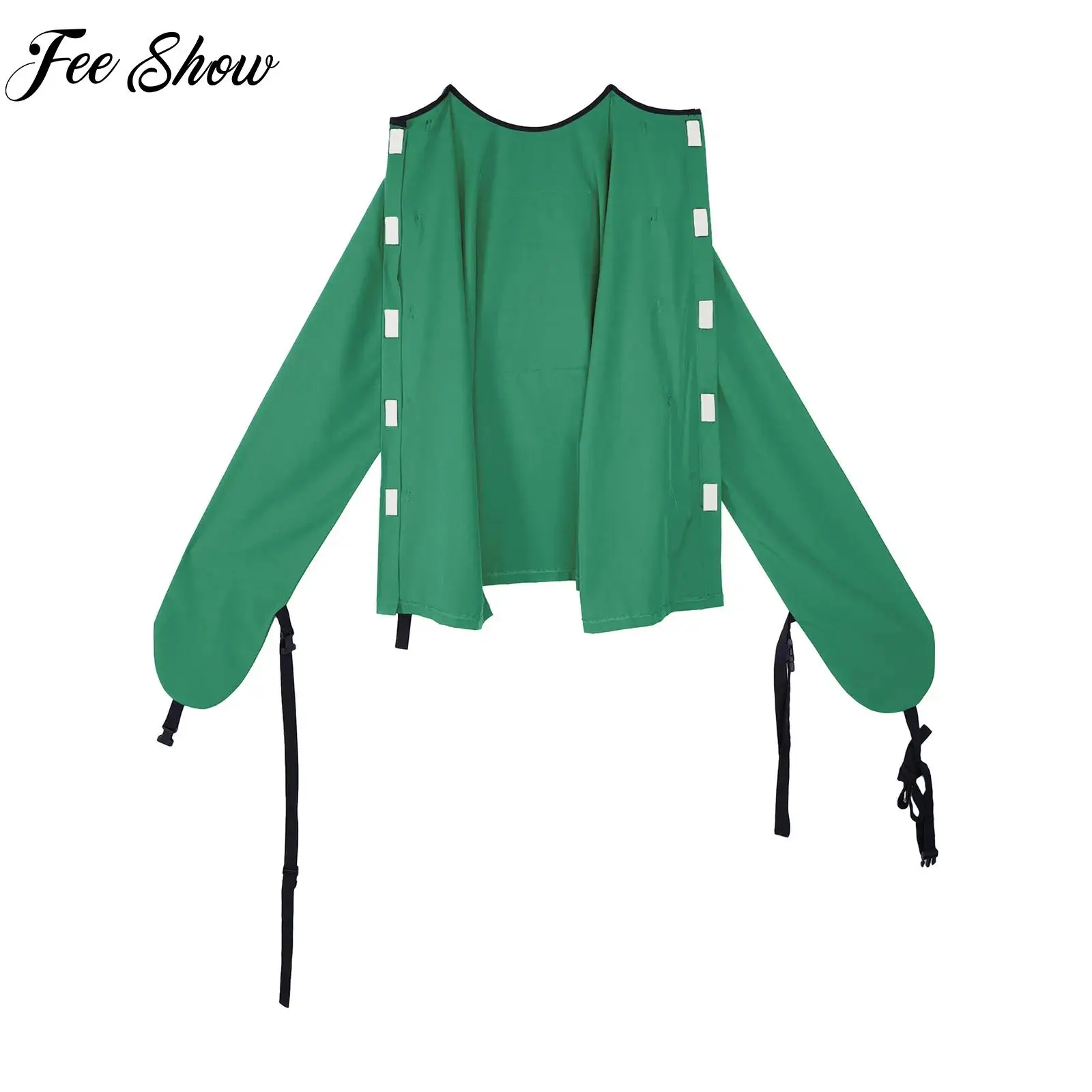 

Upper Limb Protective Tops Manic Patients Nursing Safety Restraint Clothes Long Sleeve Back Buckles Securing Strap T-shirt Adult